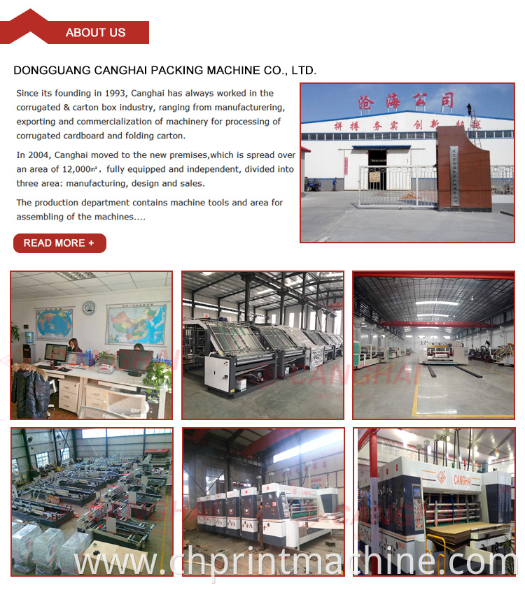 automatic corrugated carton box folder gluer machine